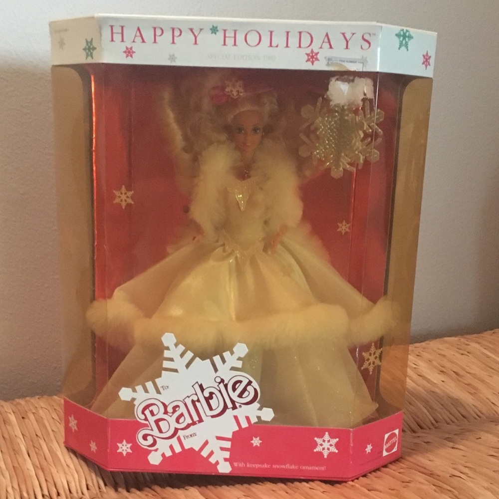 Happy Holidays Barbie 1989